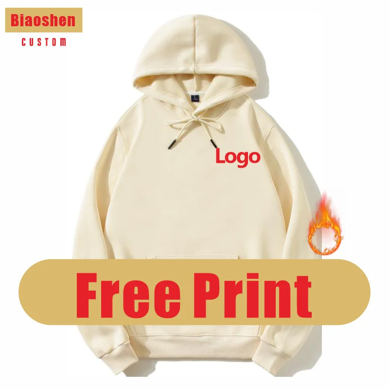 Pree tlač vysokokvalitnú mikinu Vlastné logo osobná skupina Značka výšivky a ženy hrubý bavlnený sveter fleece fleece