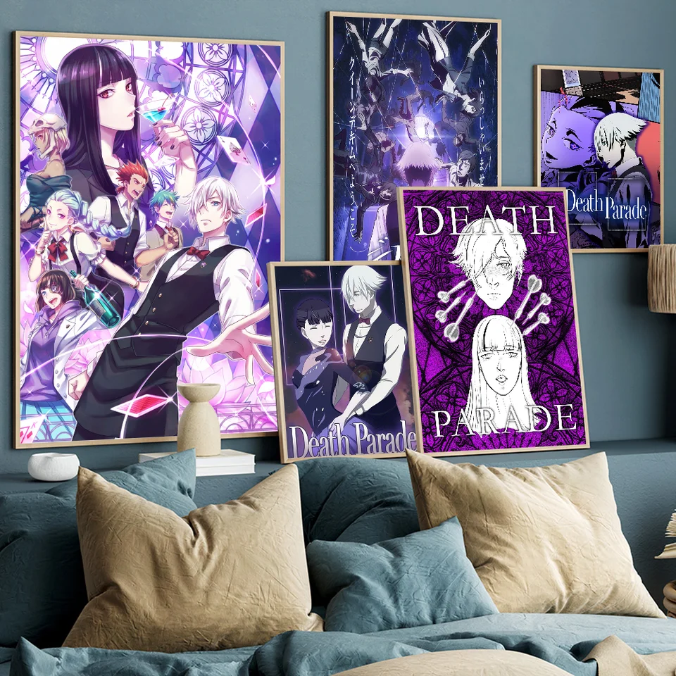 Prehliadka smrti anime vintage plagáty lepivé retro kraft papierové nálepka pre domácich majstrov