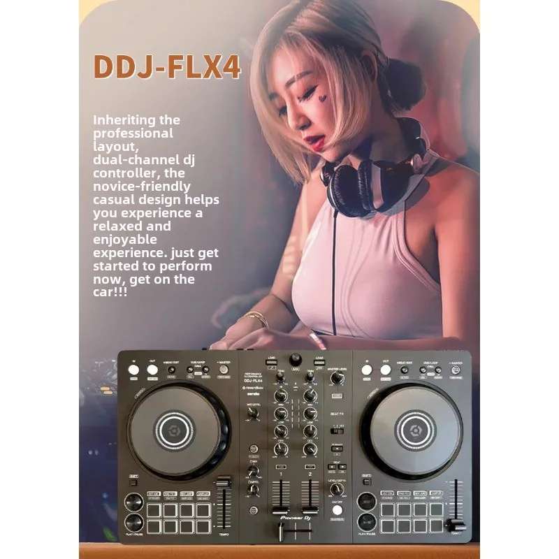 Prehrávač radiča All-in-One Pioneer DDJ-FLX4 podporuje softvér Rekordbox a Serato Lite