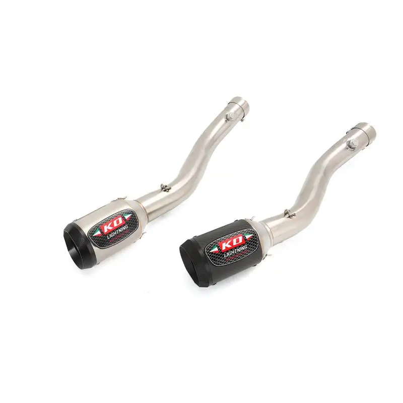 Prekĺznite na Honda CBR600F4i 2001-2007 Výfukový systém motocykla Mid Rúrka Pripojte 51 mm tlmič z nehrdzavejúcej ocele úniku DB Killer DB