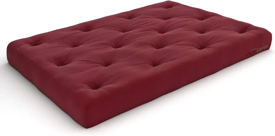 Premier Pocket Coil 10 -palcová plná futon matrac, Burgundsko Twill - vyrobené v USA
