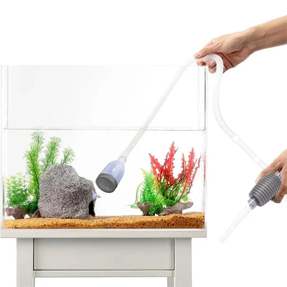 Premium Grey Aquarium Fish Tank Water Metle Flexibilná | Ľahko použiteľný štrkový čistič