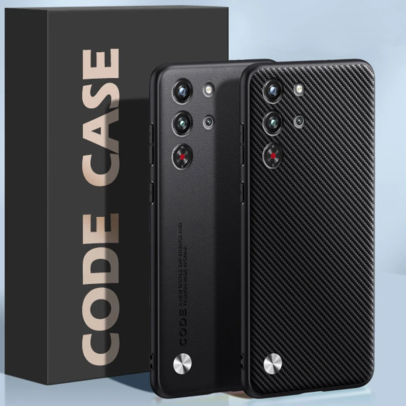 Premium PU kožené nárazové šošovky Ochrana Hard Case pre Zte Nubia Red Magic 10 9 9s 8s 7s 7s 6s 5g Pro Plus Redmagic9