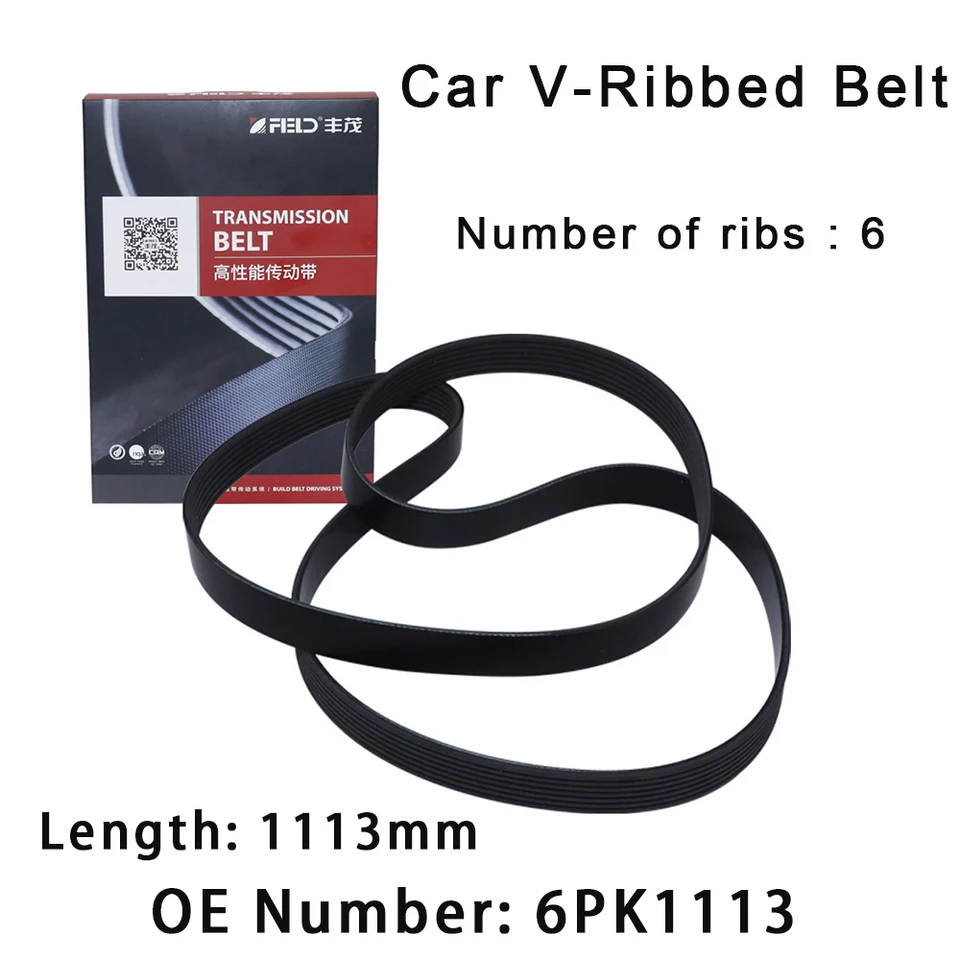 Prenos prenosu automobilu V-Ribbed Belt pre Citroen Jumpy Honda Accord Lada Afora 1.6 Skot Octavia Audi A3 TT 1,8 2.0 6pk111 Auto
