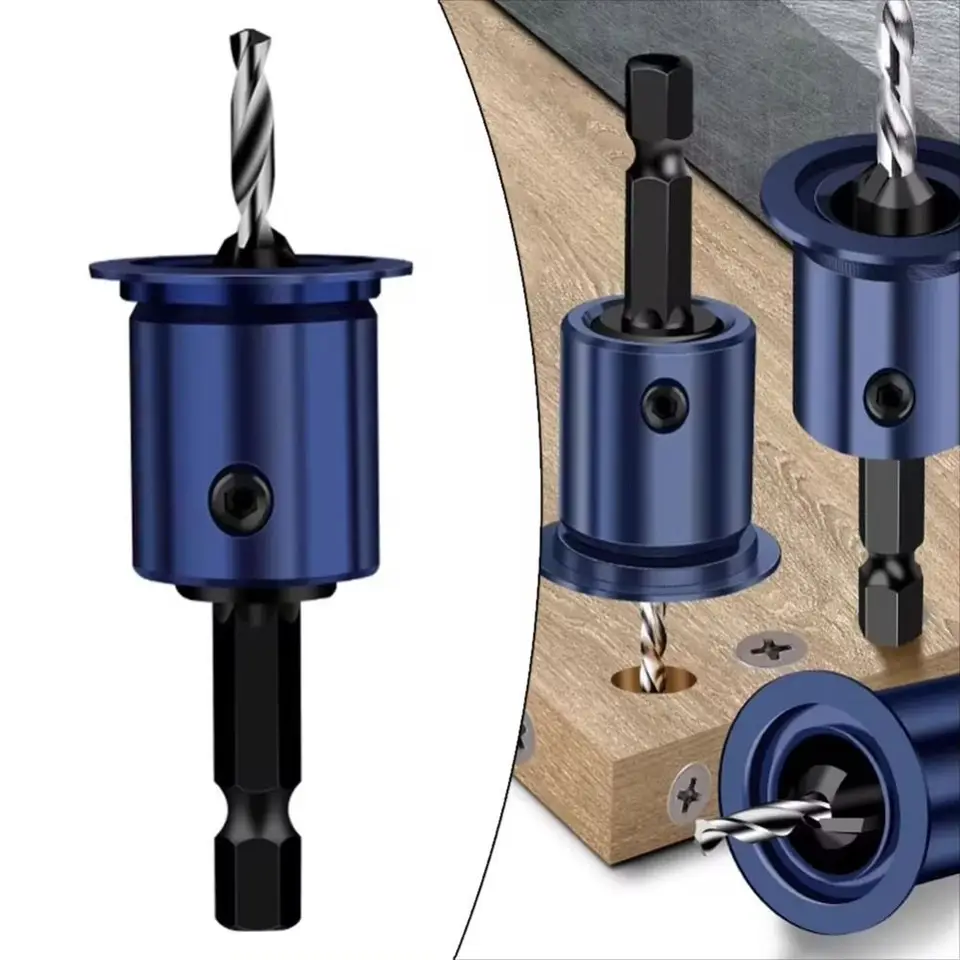 Prenosná 8 mm stopka pulzunk vŕtačka bit Woodworking Tool Pilot otvor Router bit opotrebenie vysokokvalitné vysokokvalitné countersink vŕtačky