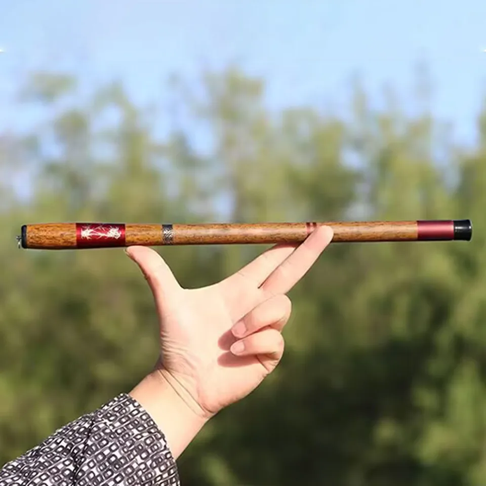 Prenosná krátka časť rybárska tyč uhlíka Ultra ľahké tvrdé vrecko Mini ručná tyč na rybolov sladkej vody