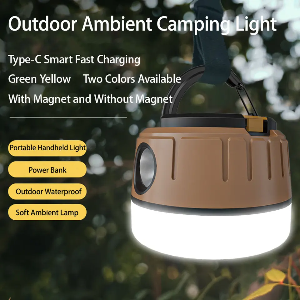 Prenosná LED kemping Lantern viacerým svetelným zdrojom núdzových svetiel vonkajšie turistické lezenie BBQ Camp Stan lampa s háčikom a magnetom