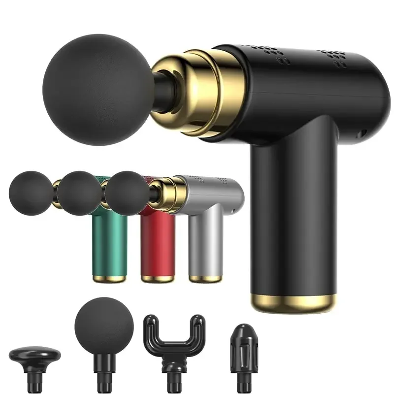 Prenosná mini masážna pištoľ Pištoľ na tvár Massager pre masáž tela hlbokého tkaniva Massager