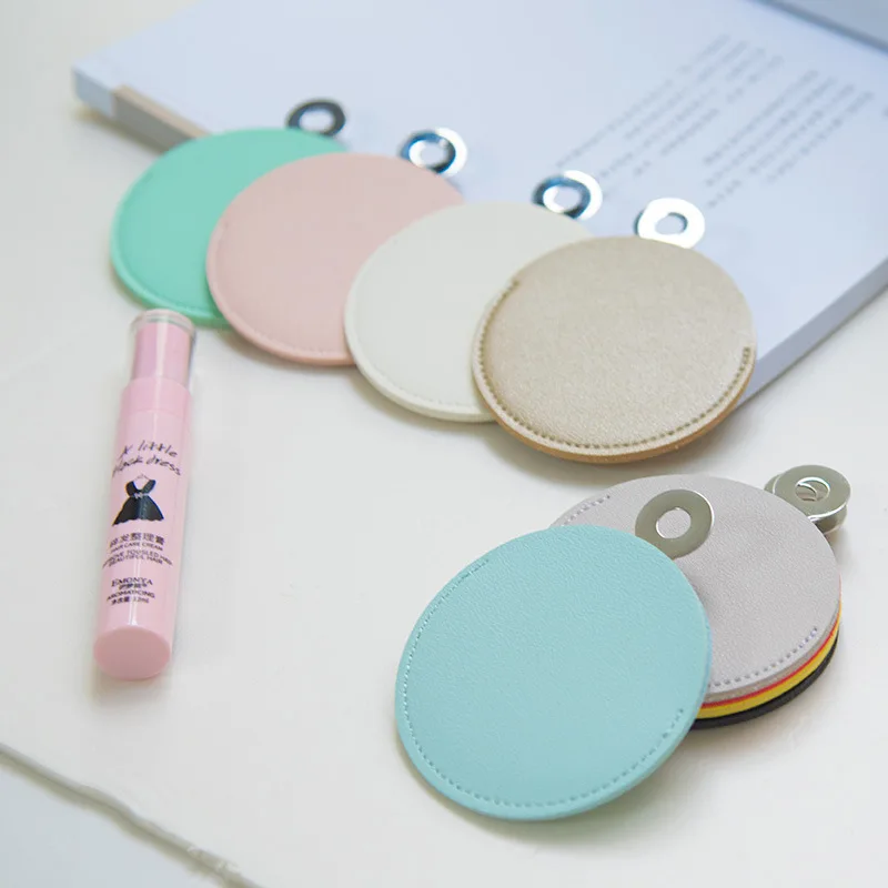 Prenosná mini z nehrdzavejúcej ocele Unbreakable make -up vreckové kozmetické zrkadlo roztomilé make -up vreckové zrkadlo Veľkoobchod