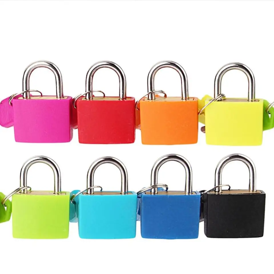 Prenosná silná s 2 kľúče chránia súkromie Multicolor Lightweight visiaci zásuvku Lock Diarybook Decor Malé zámok