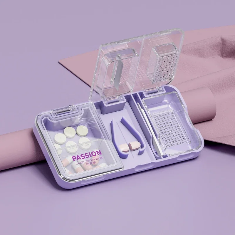 Prenosná tabletka pre brúsenie prášku, medicínsku škatuľ