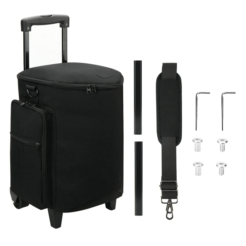 Prenosná taška pre Bose S1 Pro/ Pro+ Prenosná skladovacia pull Pull Rod reproduktor puzdro s elastickým pásmom pre cestovanie