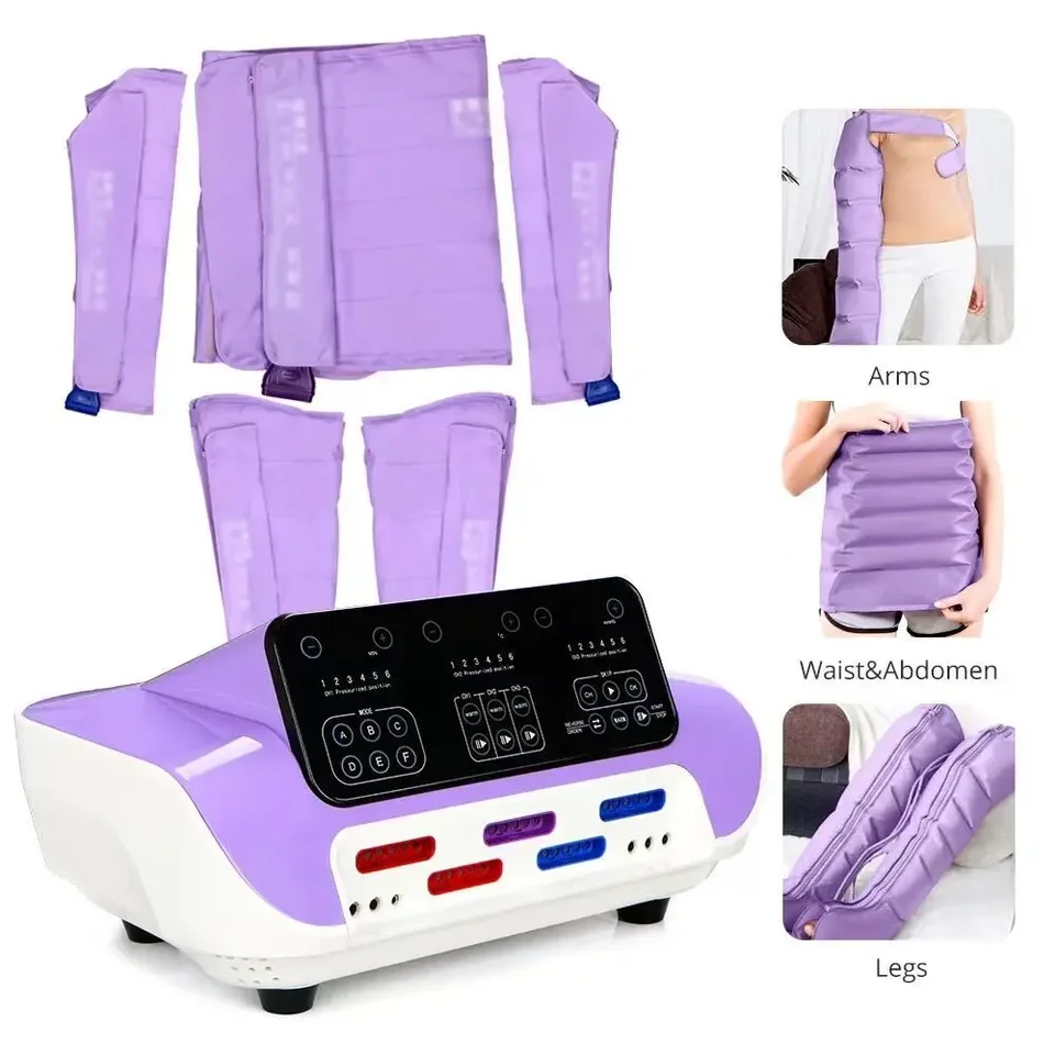Prenosná tlapsterapia Air New Tech Body Slimming Professional Zdravé tlachoterapia Lymfa Detox Zariadenie 2023