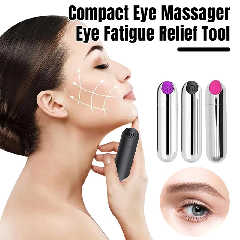 Prenosná vibračná očná masáž USB nabíjateľná únava únavy očí Nástroj Eye Beauty Kau kozmetické zariadenia Massager 10 režimov