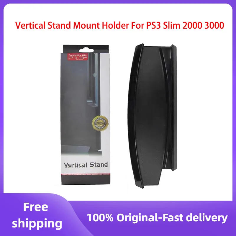 Prenosné hry Vertikálne stojanové držiak držiak Dock Cradle Simple Bracket pre PS3 Slim 3000 Console Game Accessories Cooling Držiak