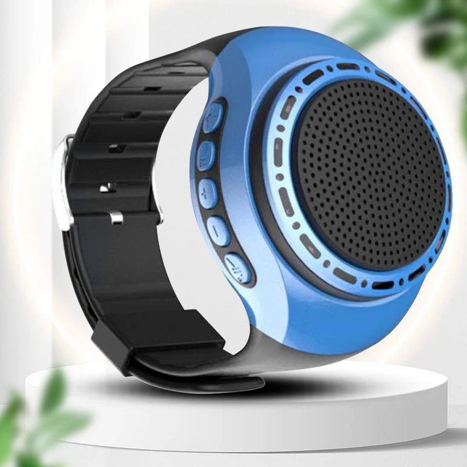 Prenosné náramkové hodinky Cool osvetlenie Bluetooth kompatibilné športová hudba FM Radio Radio USB Nabíjateľný bezdrôtový reproduktor