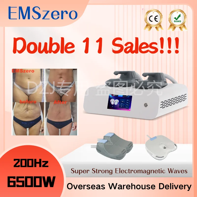 Prenosné odstránenie tuku NEO Emszero 200Hz Mini RF Schápenie Body Schanping Machine Upgrade Budovanie brušnej svaly Zničenie 2025