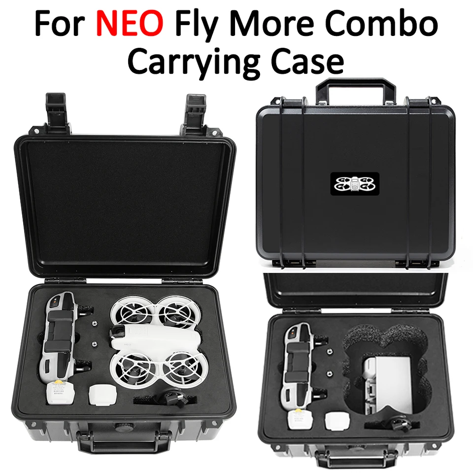 Prenosné puzdro na cestovné vrecko pre DJi Neo Fly More Combo Dron Doplnky prepravy puzdra Storage Witerprood Box pre DJI RC N3 Diaľkový diaľkový ovládač