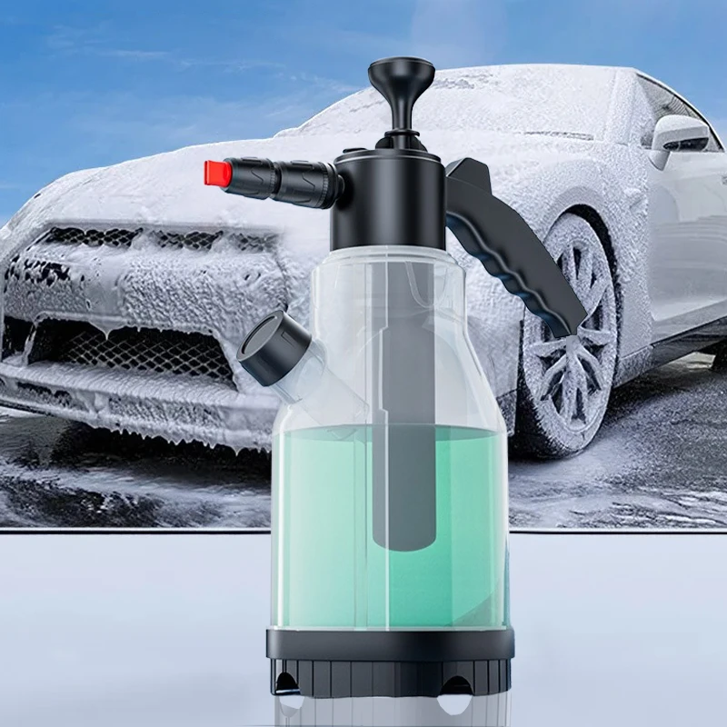 Prenosné umývanie auta Spray 2 l Wash Wash Foam Penový postrek tlakovej fľaše na sprej pre domácu trávniku