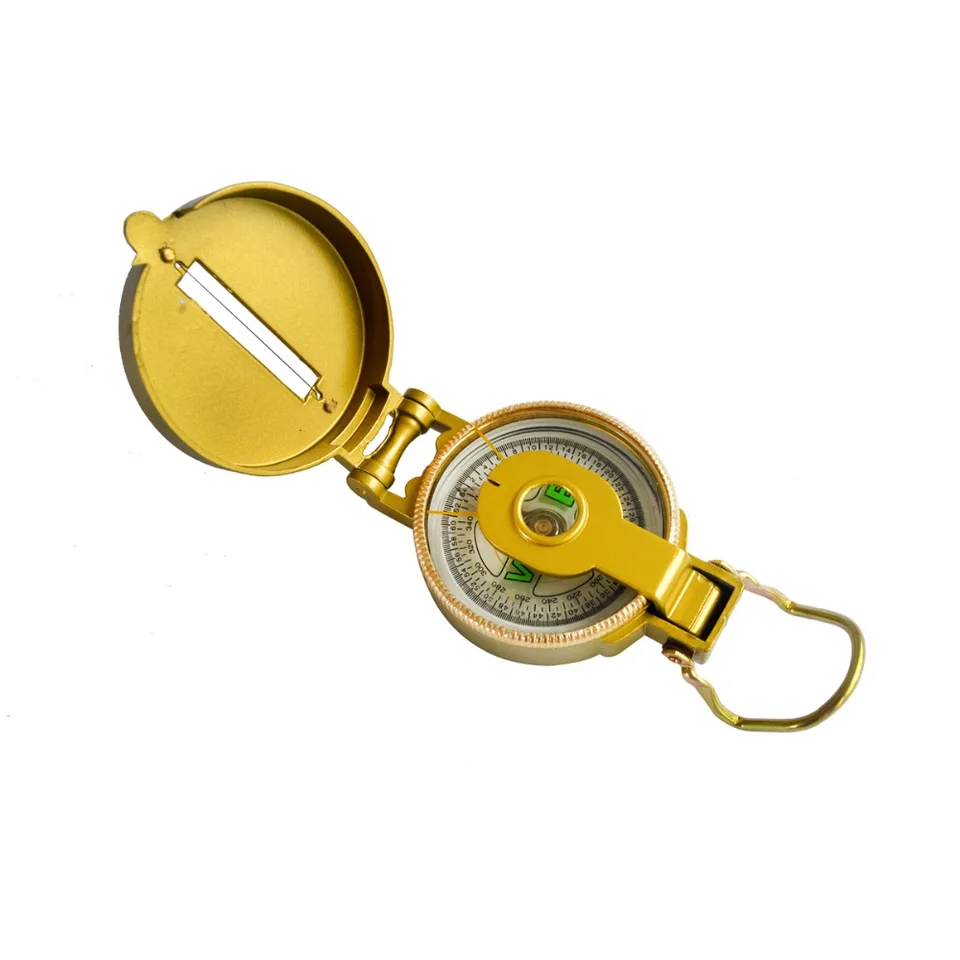 Prenosné zlato skladacie šošovky Compass American Militure Fashion Multifunction New US#V Sku J2048