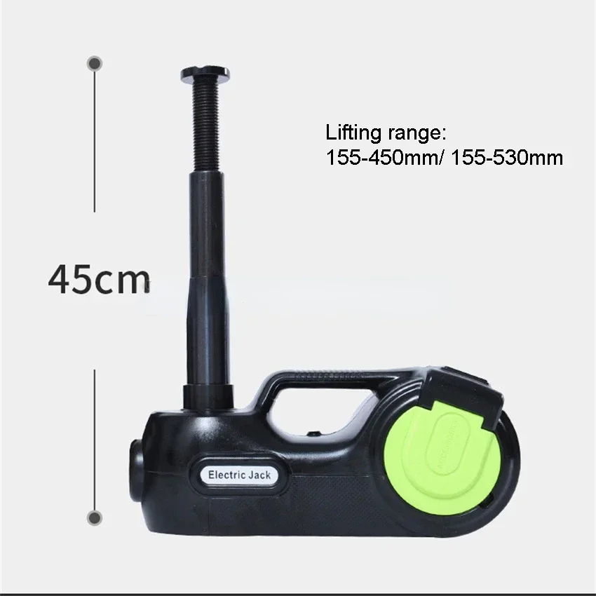 Prenosný 12 V 5TON 4 IN1 Electric Car Jack Kit elektrický hydraulický konektor SET LIGHTing Jack s nárazovým kľúčom kompresora LED svetlo