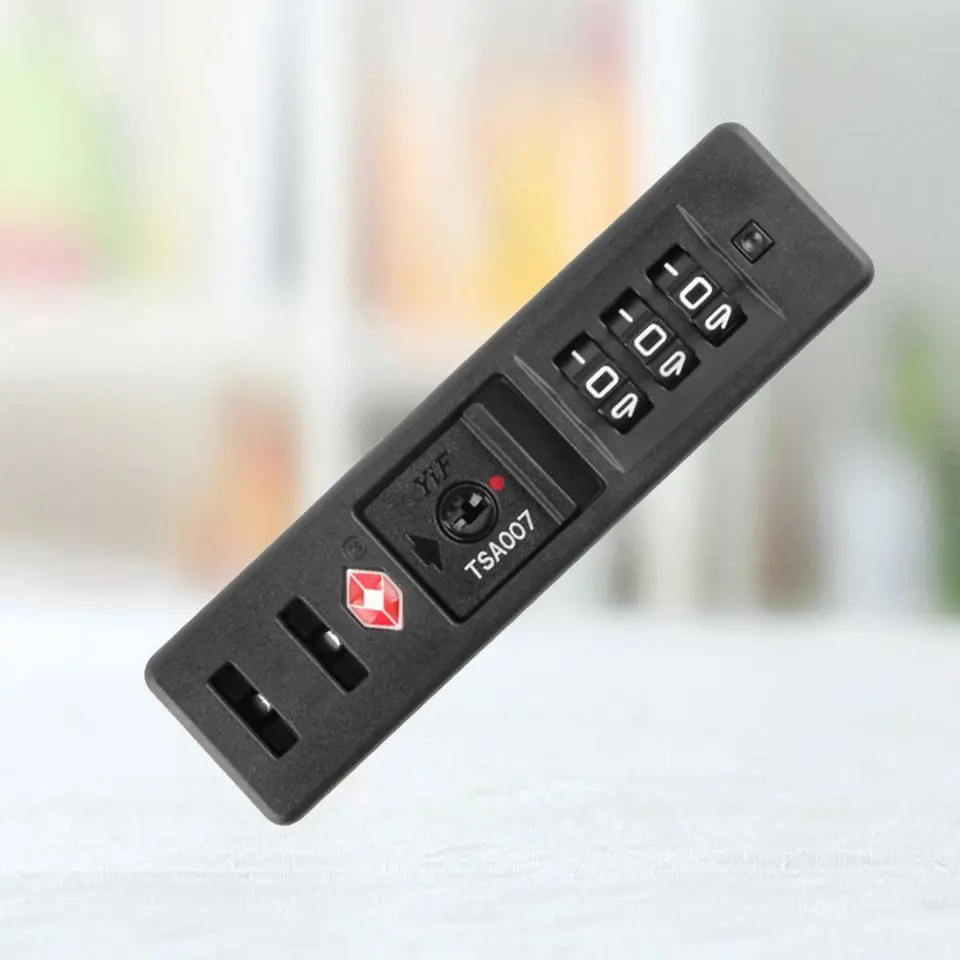 Prenosný 3-číselné heslo Lock TSA Custom Code Lock Lock Proti krádež kufrik