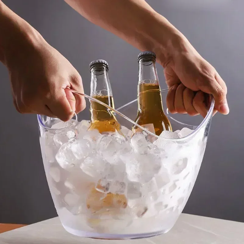 Prenosný chladič v víne Cool Bucket Huverage rukoväť na chladenie veľkého ľadového vedra pre dodávky barov šampanského pre rodinu