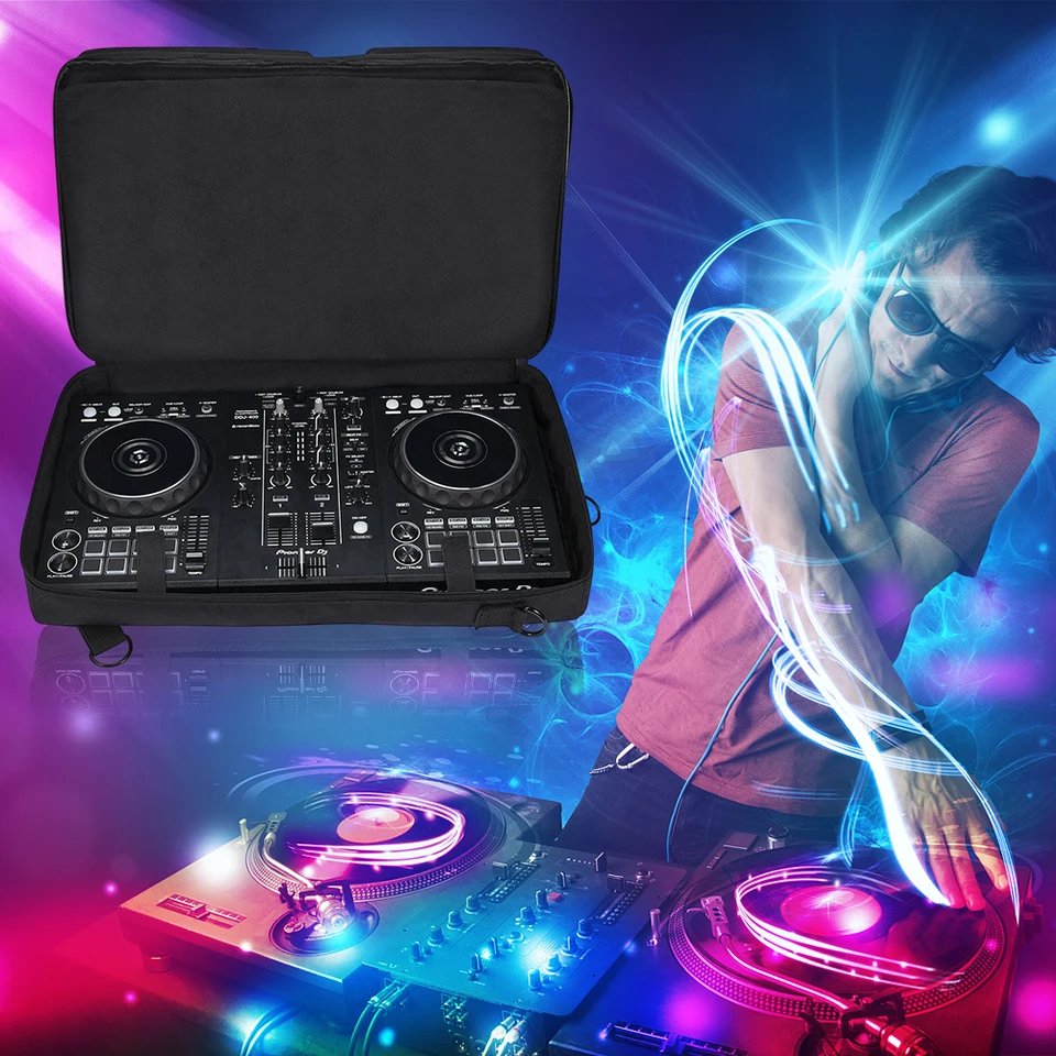 Prenosný DJ Ovládač Čalúnenie Storage Tašky s prachom odolný voči škrabancom odolné voči poškriabaniu pre Pioneer DDJ-400 DDJ-FLX4