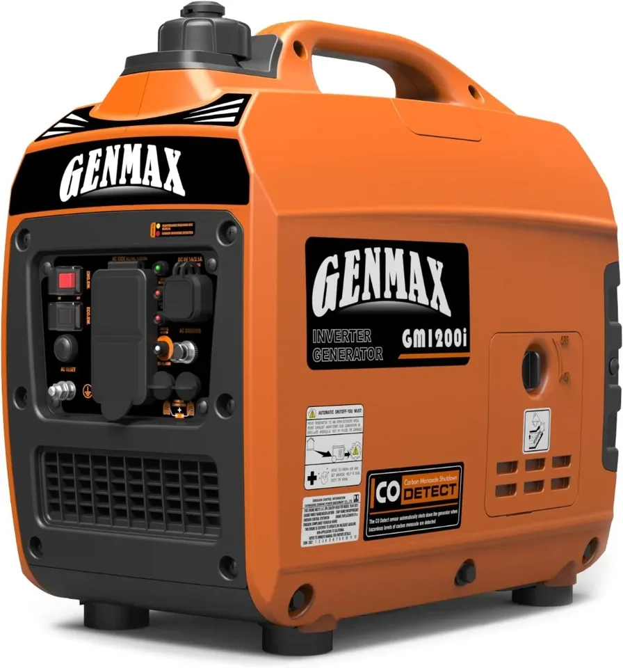 Prenosný generátor ， 1200 W ultra-titový plynový motor, kompatibilný s EPA, funkcia eko-režimu, ultra ľahké pre záložné domáce použitie a kemping