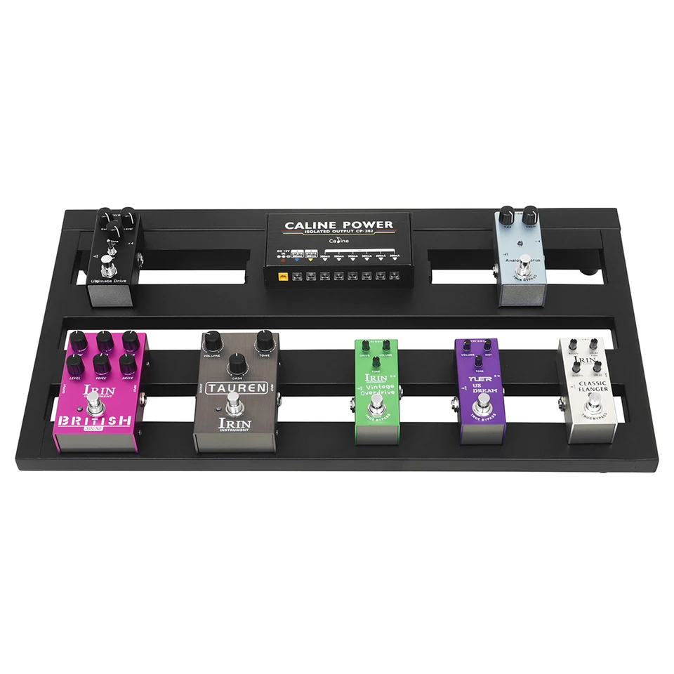 Prenosný gitarový pedálový doska efekt pedalboard hliníková zliatina super ľahká gitarová doska pre pedály