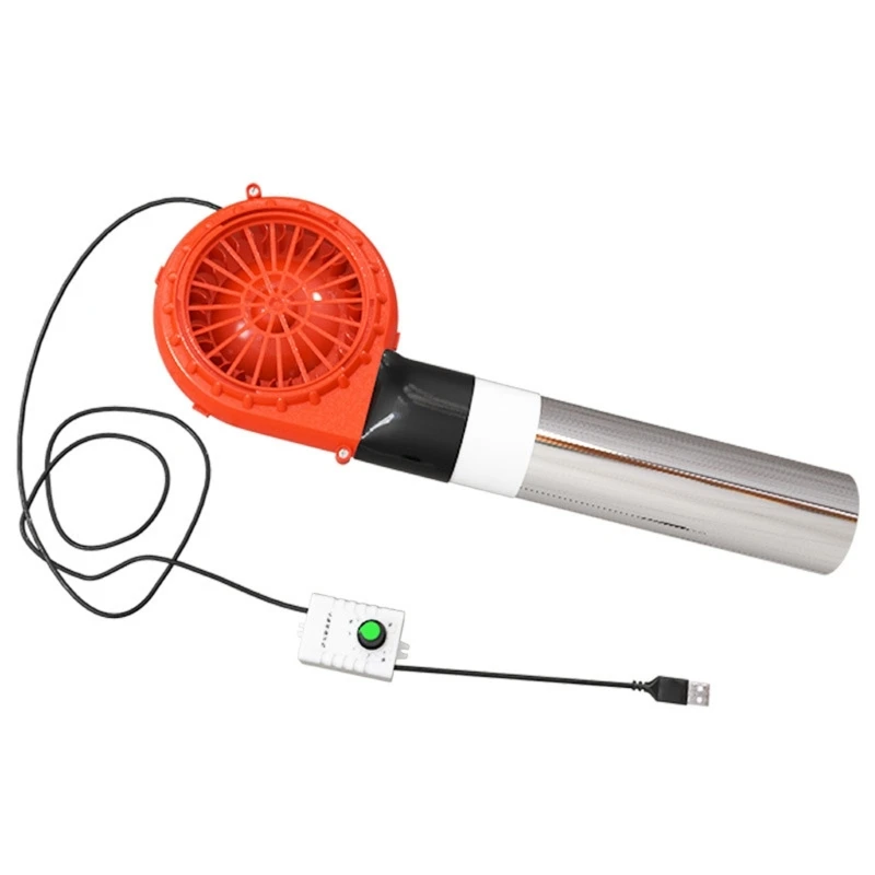 Prenosný grión Vzduch vzduchu ventilátora vreckovej batérii na grile Dropship Barbecue Fan Blower
