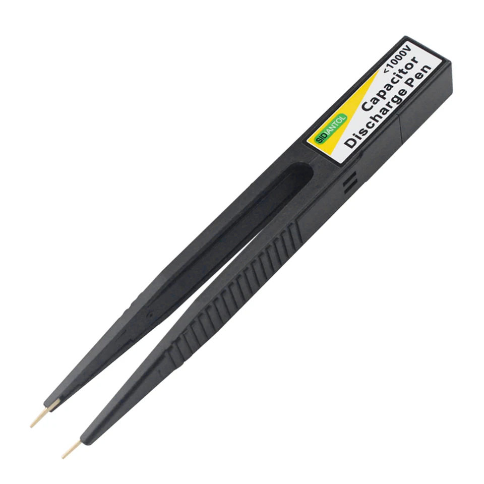 Prenosný kondenzátorový výtokový pero vysoké napätie Rýchle vypúšťanie nástroja Konštantné vypúšťanie Digitálny Sparkpen Discharger 1000V