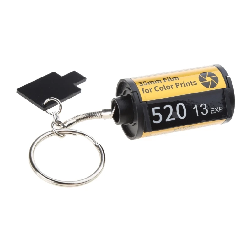 Prenosný kľúčový kľúče pre každodenné používanie Fotografia film Keyring Terfet Prenos sublimácie prázdny film Keychain Dievčatá Teen Teen