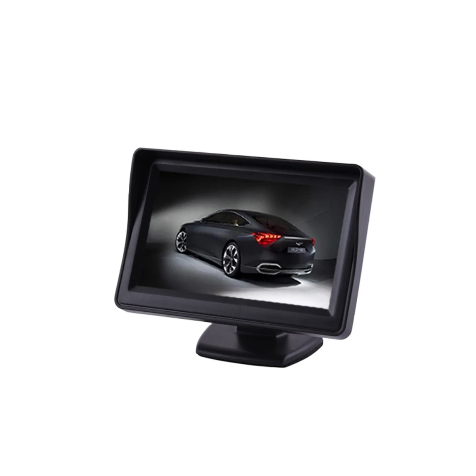 Prenosný monitor TFT LCD 4,3 palca reverzná obrazovka Displej letectvo ženský konektor