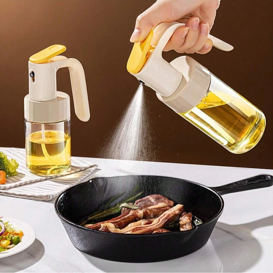Prenosný olejový postrek kuchynský sklenený olivový olej Pán sprej fľaša na šalát BBQ nepriepustný olejová nádrž Kitchen kuchynský pečenie Nástroj na korenie