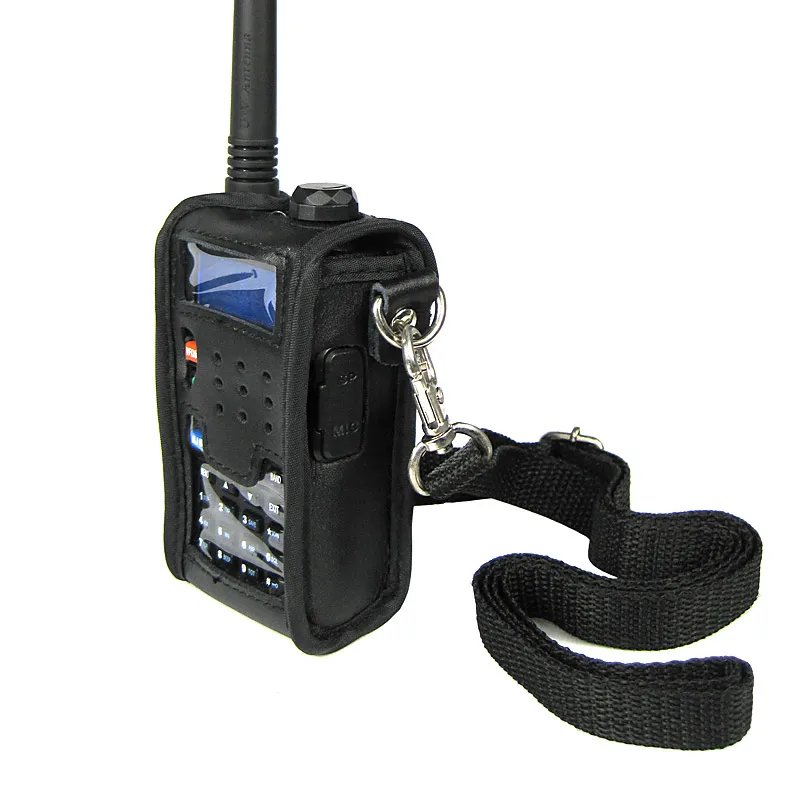 Prenosný otrhavý obal na tašku Čierne puzdro pre Walkie Talkie Baofeng CB Radio UV-5R UV-5RA UV-5RE plus UV5R UV-5RB TYT TYT TH-F8