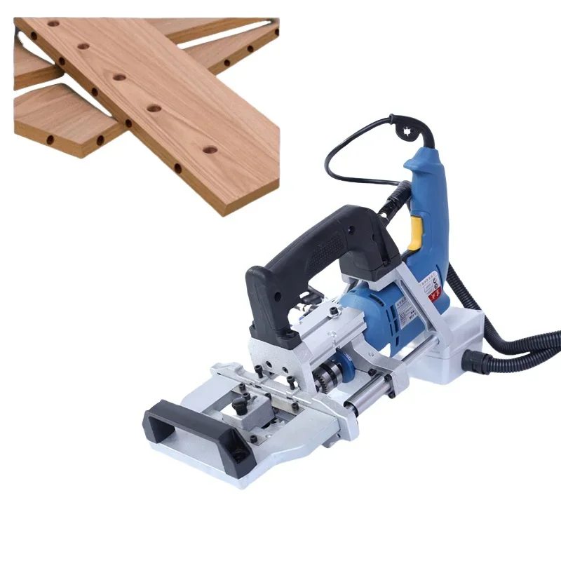 Prenosný pneumatický horizontálny vŕtací stroj pre bočné diery MDF Woodworking Boring Machinery Optimalizovaná účinnosť prenosnosti