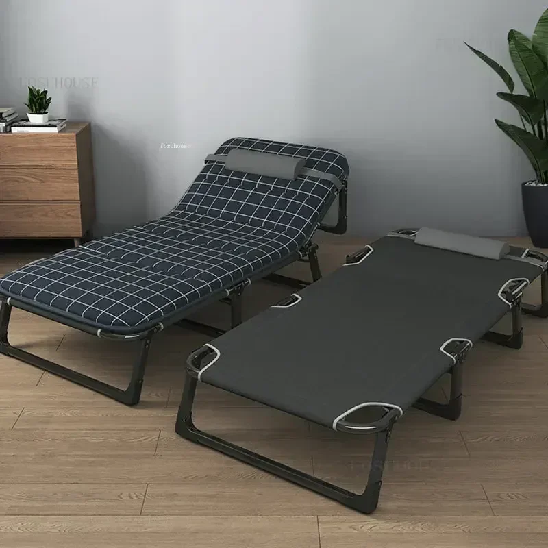 Prenosný pobyt Single Skladacie postele Office obed prestávka posteľ artefakt jednoduchý apartmánový tábor lôžko Multifunkčné skľučujúce stoličky M.