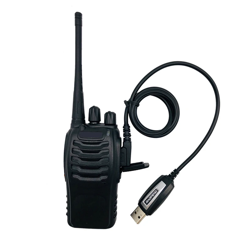 Prenosný programovací kábel USB pre BAOFENG obojsmerné rádio Walkie Talkie BF-888S UV-5R UV-82 nepremokavý