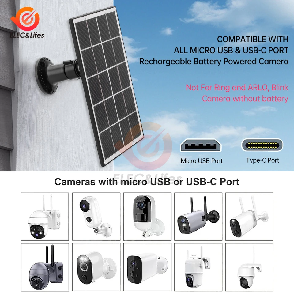 Prenosný solárny panel 5V 8W Solárna doska s bezpečným nabíjaním USB stabilizujte nabíjačku batérií pre energetický telefón vonkajší kemping domov