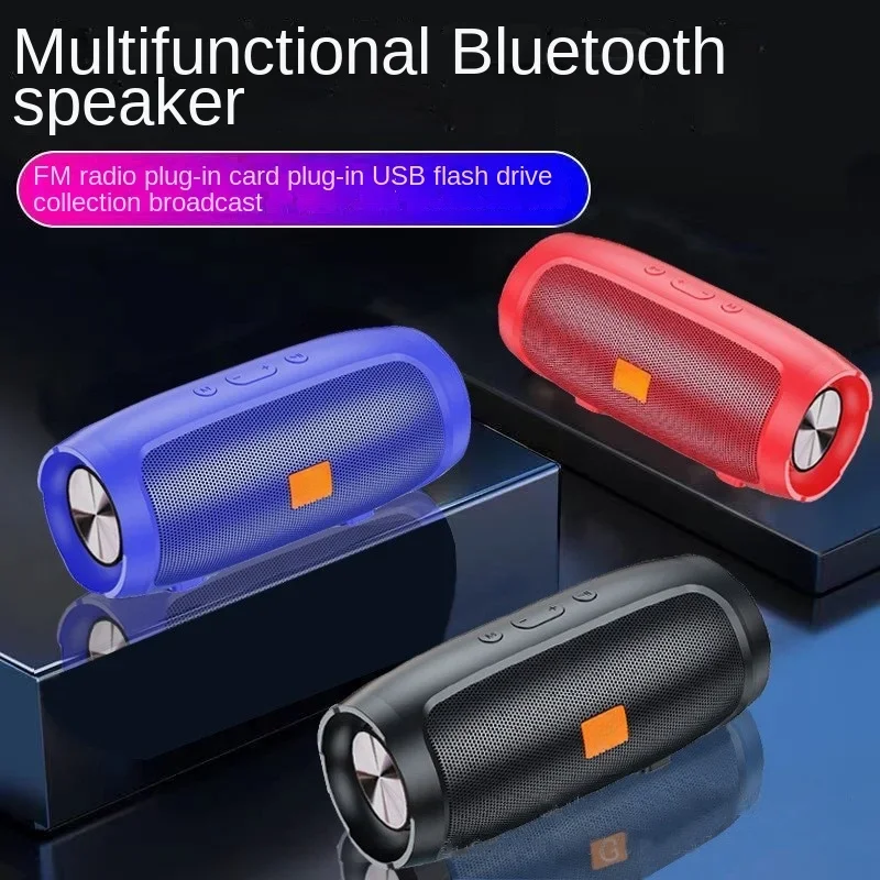 Prenosný subwoofer Bluetooth reproduktory Outdoor stereo surrouploofreater Loudspeaker Wireless Sound Box podpora FM Radio TF Card