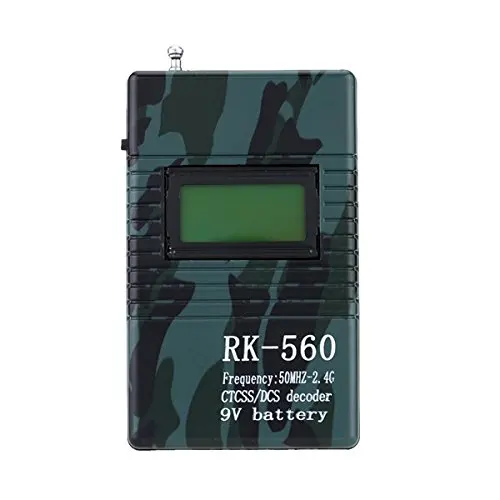 Prenosný vreckový frekvenčný meter DCS CTCSS Dekodér Rádio-frekvenčný počítadlo testerov Monitor 2-cestné rádio Walkie Talkie RK560