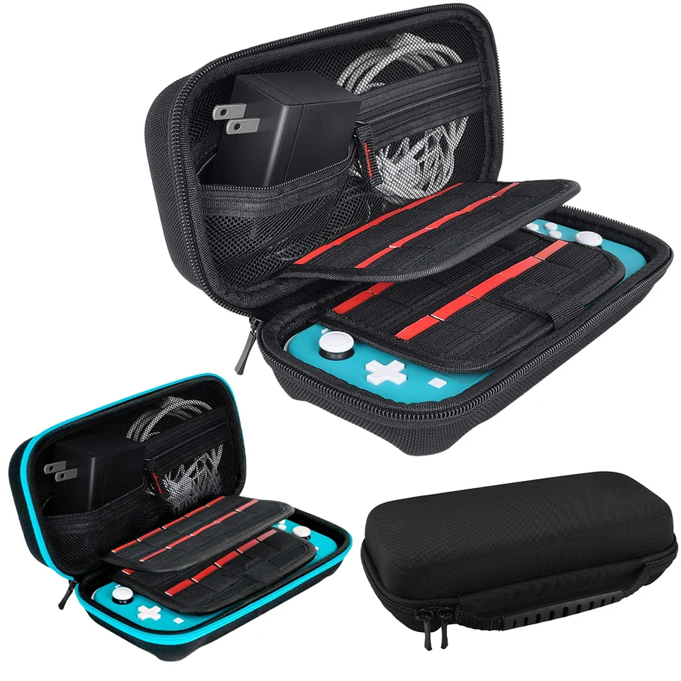 Prenosný úložný vrecko Shock odolný voči tvrdému ochrannému puzdru proti ochrane proti Dorp pre prípad Nintend Switch Lite Console & Game Accessories