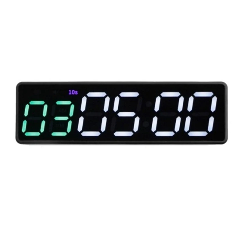 Prenosný časovač časovača časovača Timér Cvičenie Fitness Colddown/Up/Stopwatch Magnetic a USB Nabíjateľné
