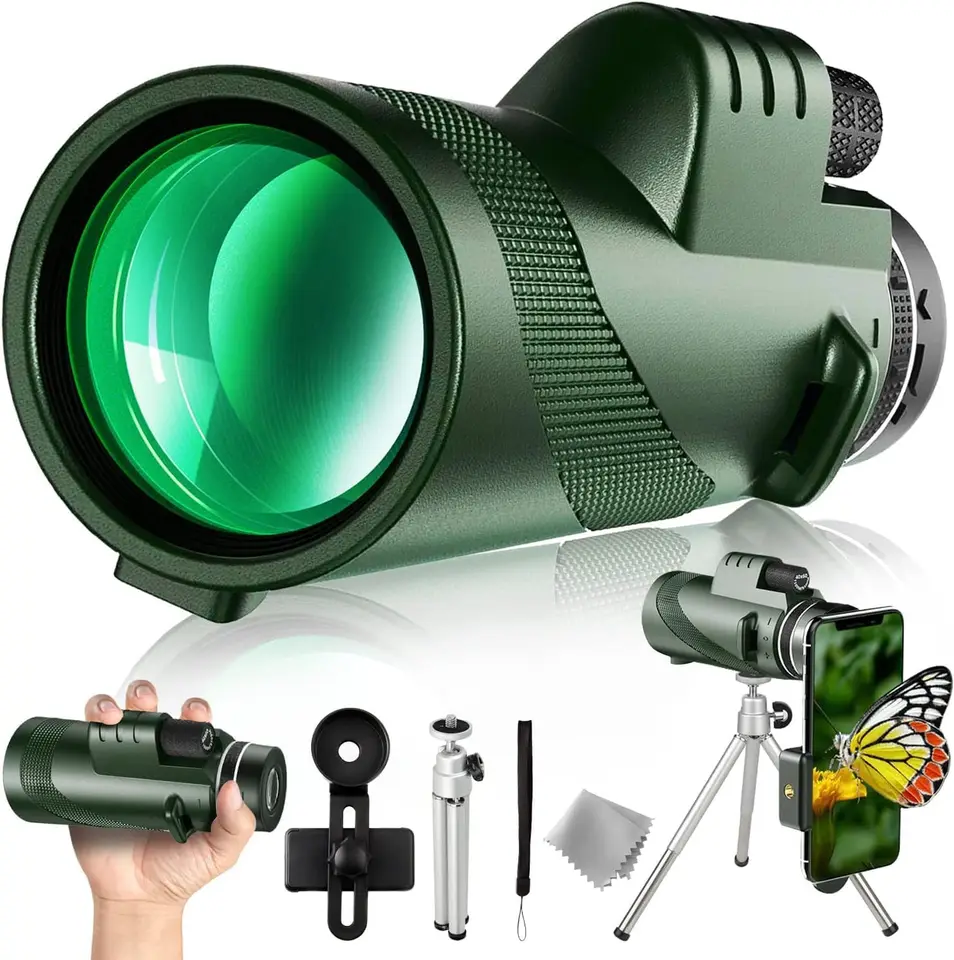 Prenosný ďalekohľad Zoom Monokulárny HD 8x42 IPX4 nepremokavá diaľková vzdialenosť Mini Výkonná lovecká športy Vonkajšie kempingové turné
