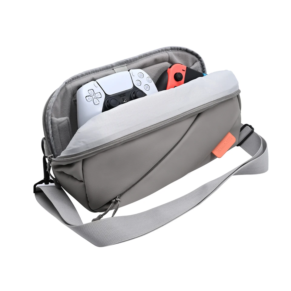 Prenášanie puzdra odolných proti chráneniu vrecka na rameno Crossbody Ramer hrudník pre parné paluby/spínač/ROG Ally X/PS Portal