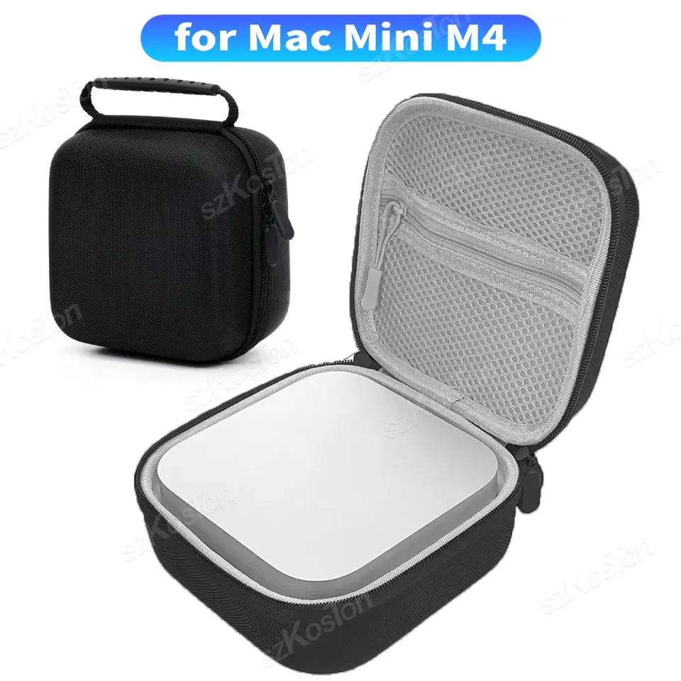Prepravné puzdro kompatibilné s Apple 2024 MAC Mini M4 Desktop Combulo odolnými ochrannými úložnými taškami pre Mac Mini M4 PC