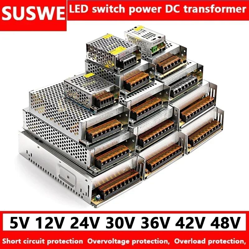 Prepínací napájací zdrojový transformátor AC-DC napájací zdroj110v 5v12v 24v 36v48v až 220 V až 5 V 12V 24 V 36V 1A 5A 20A 30A