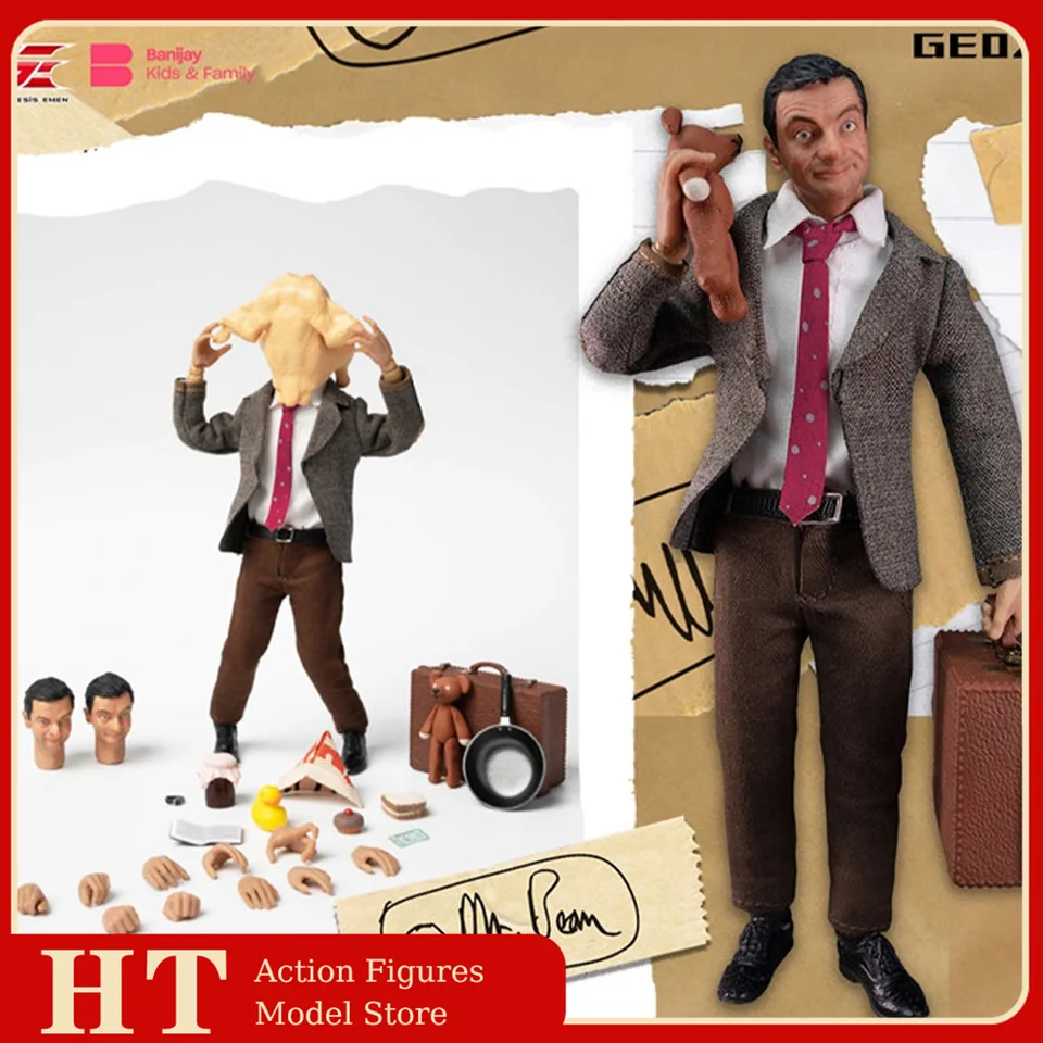 Presale Genesis Emen GE028 1/12 Scale Slávny britský komik Mr.bean Rowan Atkinson Full Set 6in Action figur Collectible
