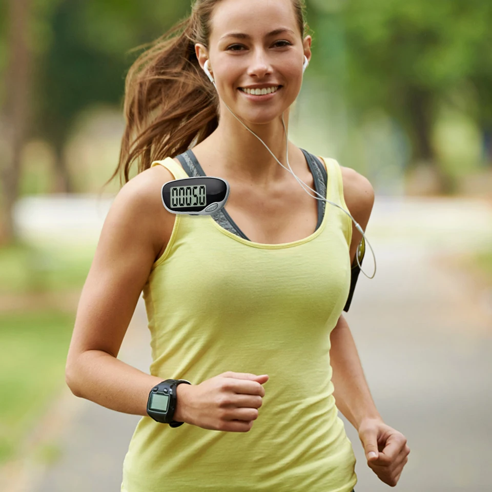 Presná klip pre chôdzu na pulte na krok s LCD displejom ideálnym pre dospelých Deti a seniors Fitness sledovanie